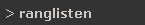 > ranglisten
