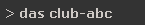 > die clubordnung